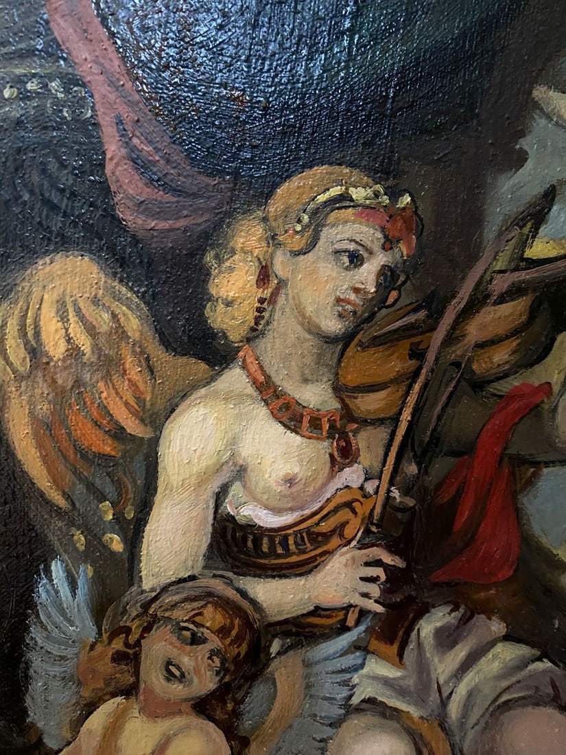 Oil painting Violin playing Litvinov Oleg Arkad'yevich - 6