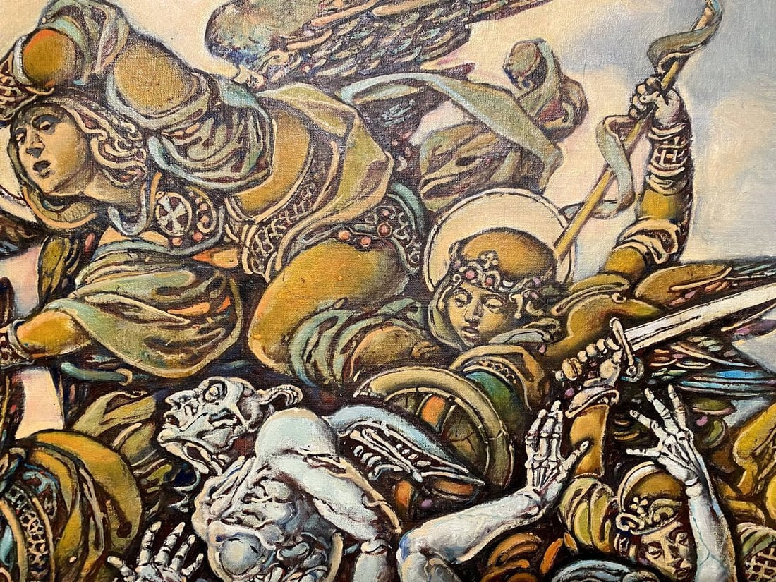 Oil painting Michael the Archangel Litvinov Oleg Arkad'yevich - 4