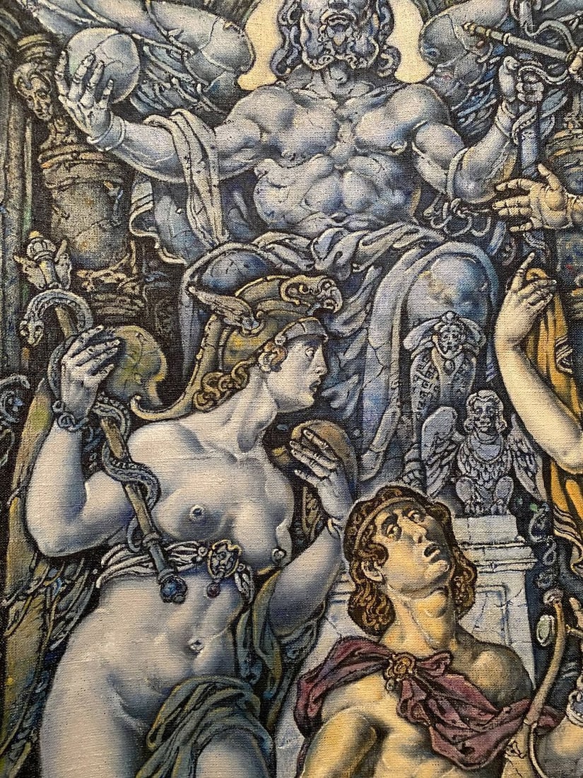 Oil painting Orpheus and Eurydice Litvinov Oleg Arkad'yevich - 9