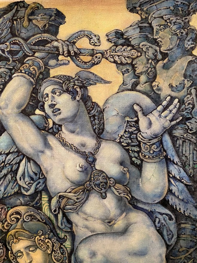 Oil painting Orpheus and Eurydice Litvinov Oleg Arkad'yevich - 8