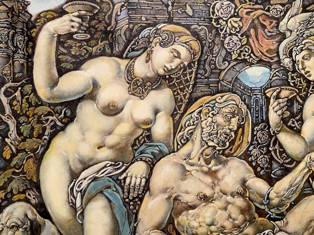 Oil painting Lot and daughters Litvinov Oleg Arkad'yevich - 9