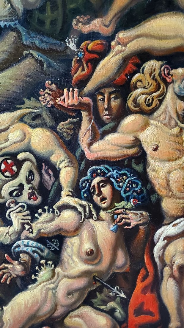 Oil painting Horsemen of the Apocalypse Litvinov Daniil Olegovich - 10