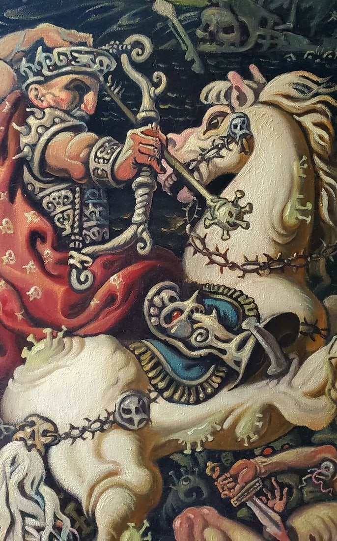 Oil painting Horsemen of the Apocalypse Litvinov Daniil Olegovich - 12
