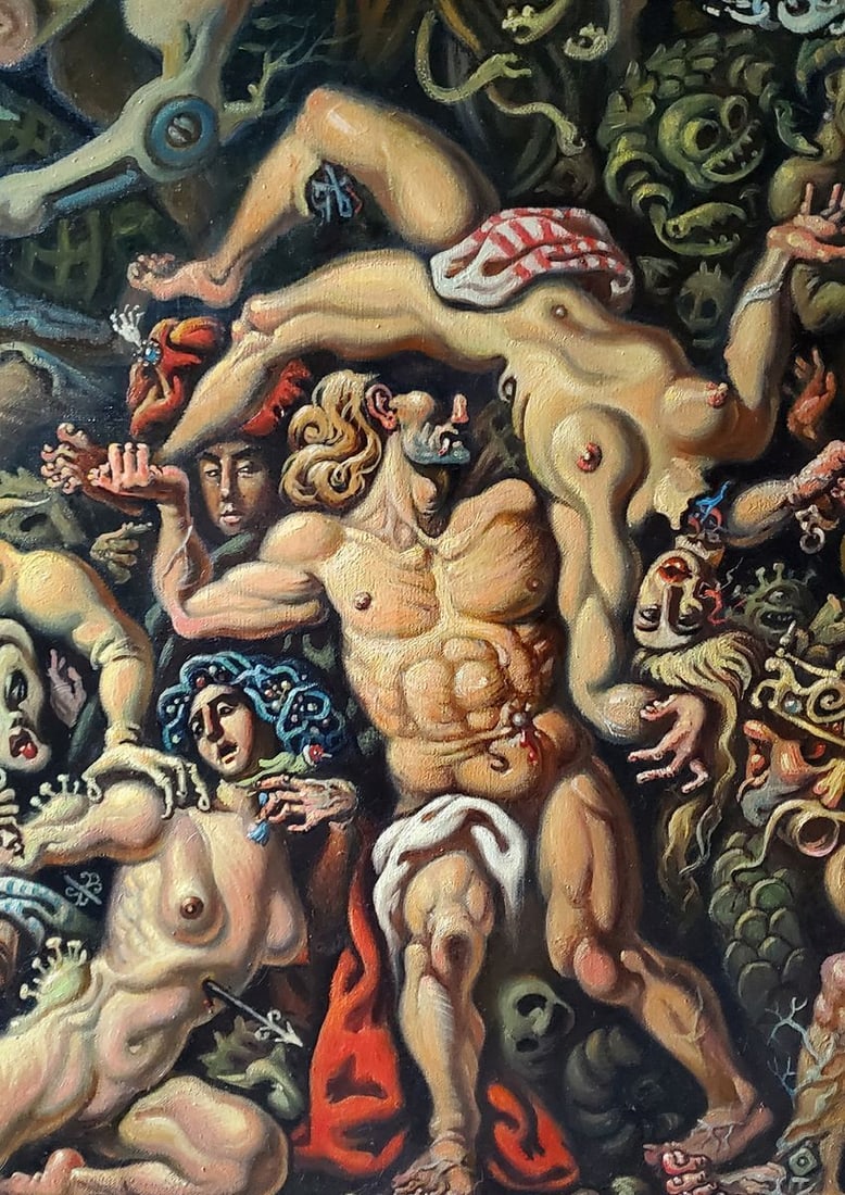 Oil painting Horsemen of the Apocalypse Litvinov Daniil Olegovich - 2