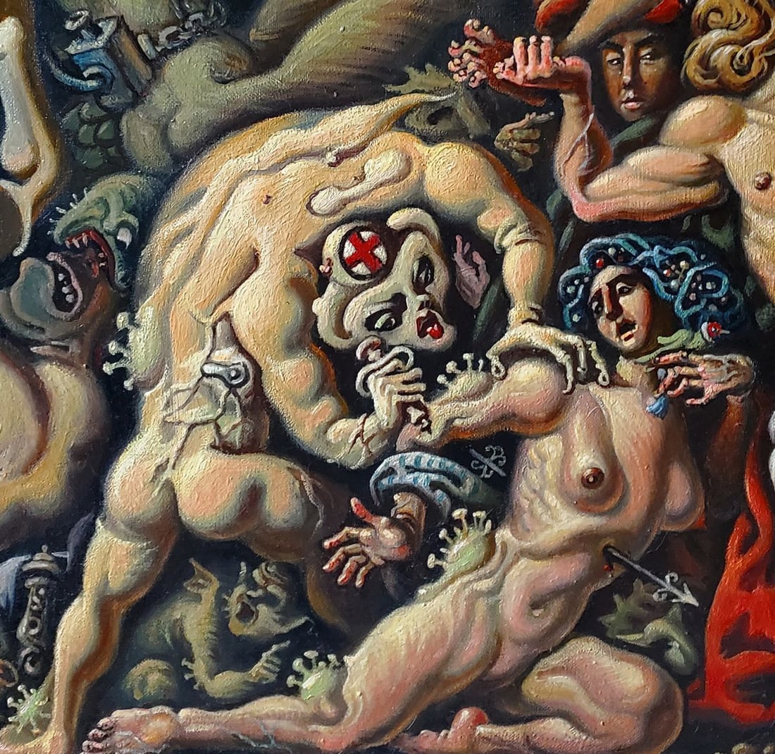 Oil painting Horsemen of the Apocalypse Litvinov Daniil Olegovich - 3
