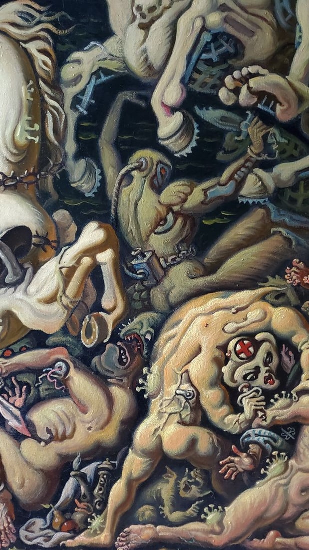 Oil painting Horsemen of the Apocalypse Litvinov Daniil Olegovich - 4