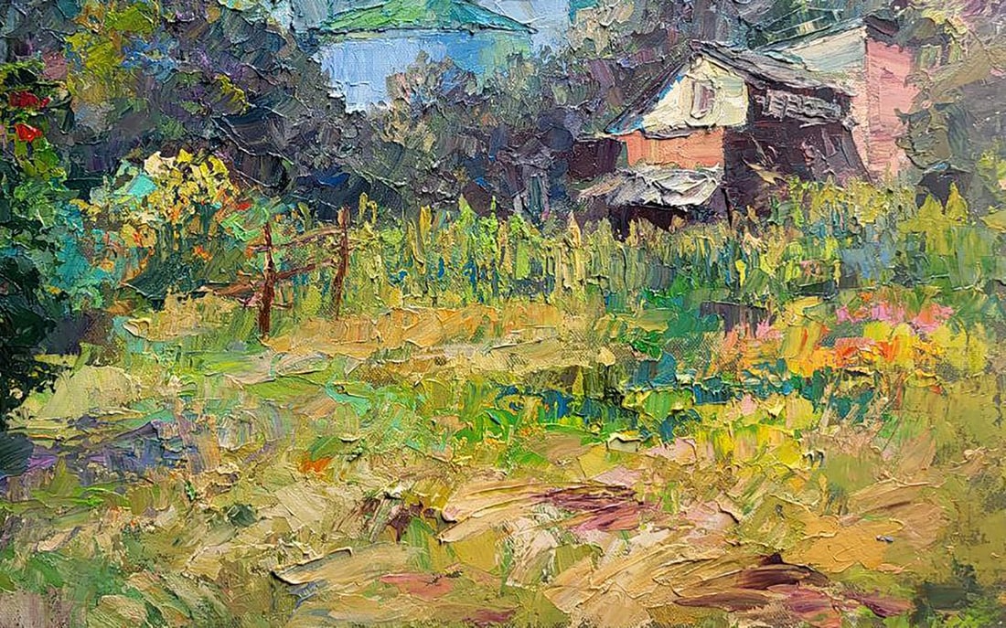 Oil painting Renovation of the temple Serdyuk Boris Petrovich - 7