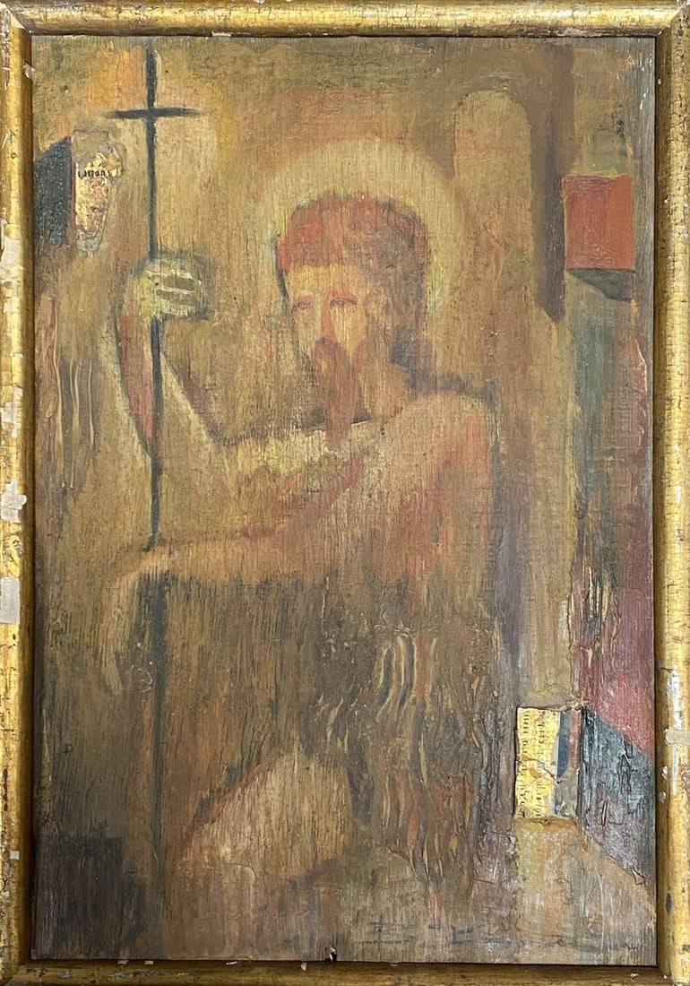Oil painting Portrait of a priest Valentin Dmytrovych Khrushch: Title: Oil painting Portrait of a priest Valentin Dmytrovych Khrushch Description: NoVerne 347 *** ABOUT THIS PAINTING *** * TITLE: "Portrait of a priest" * ARTISTS: Valentin Dmytrovych Khrushch * SIZ