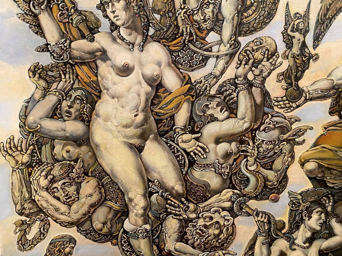 Oil painting Apotheosis of Homer Litvinov Oleg Arkad'yevich - 11