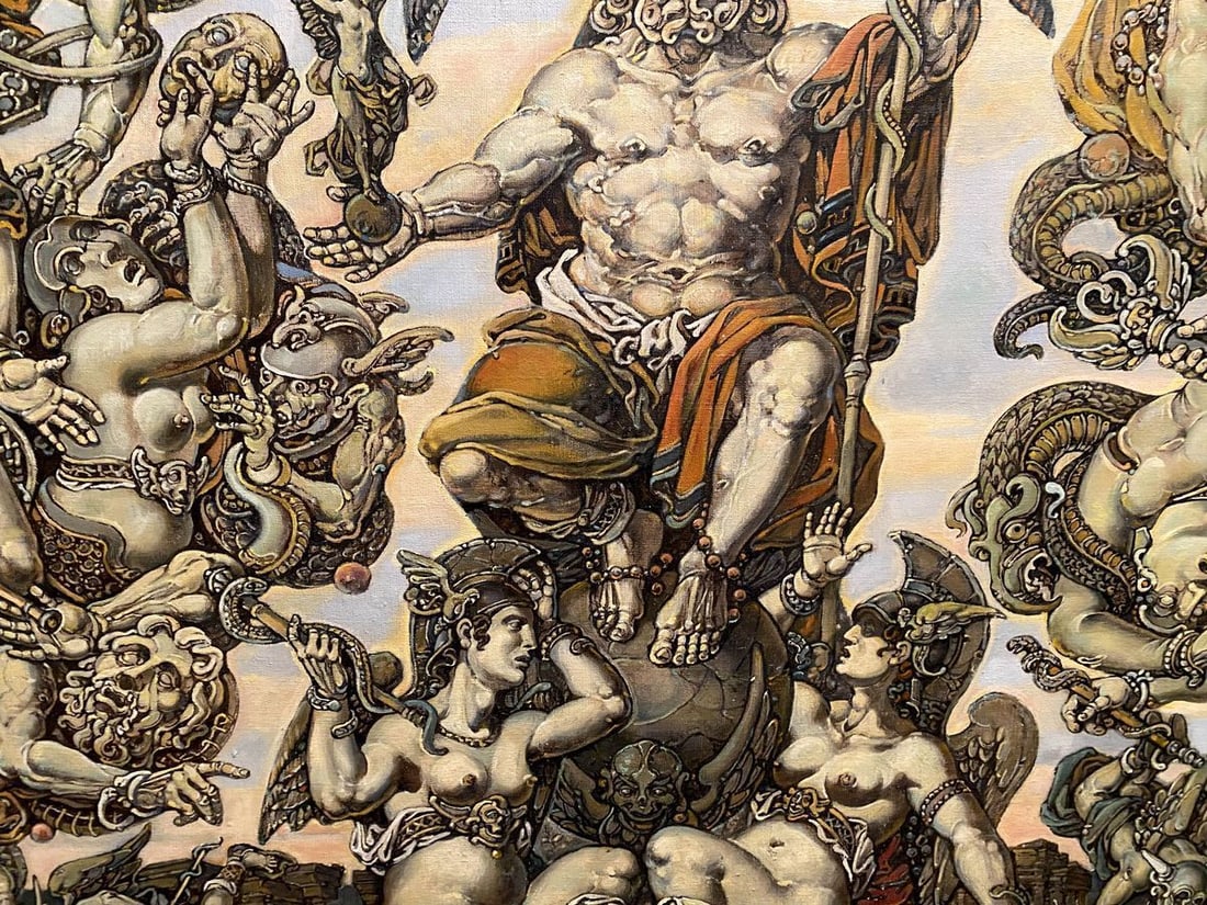 Oil painting Apotheosis of Homer Litvinov Oleg Arkad'yevich - 6
