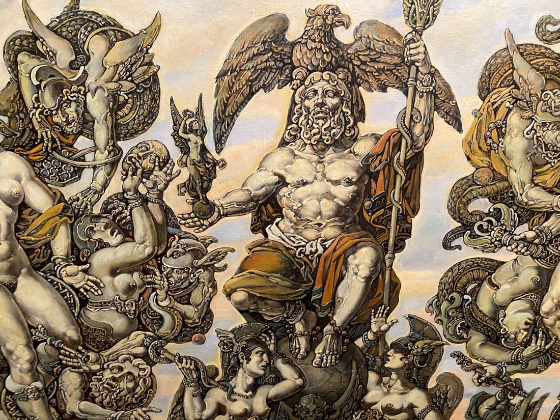Oil painting Apotheosis of Homer Litvinov Oleg Arkad'yevich - 7