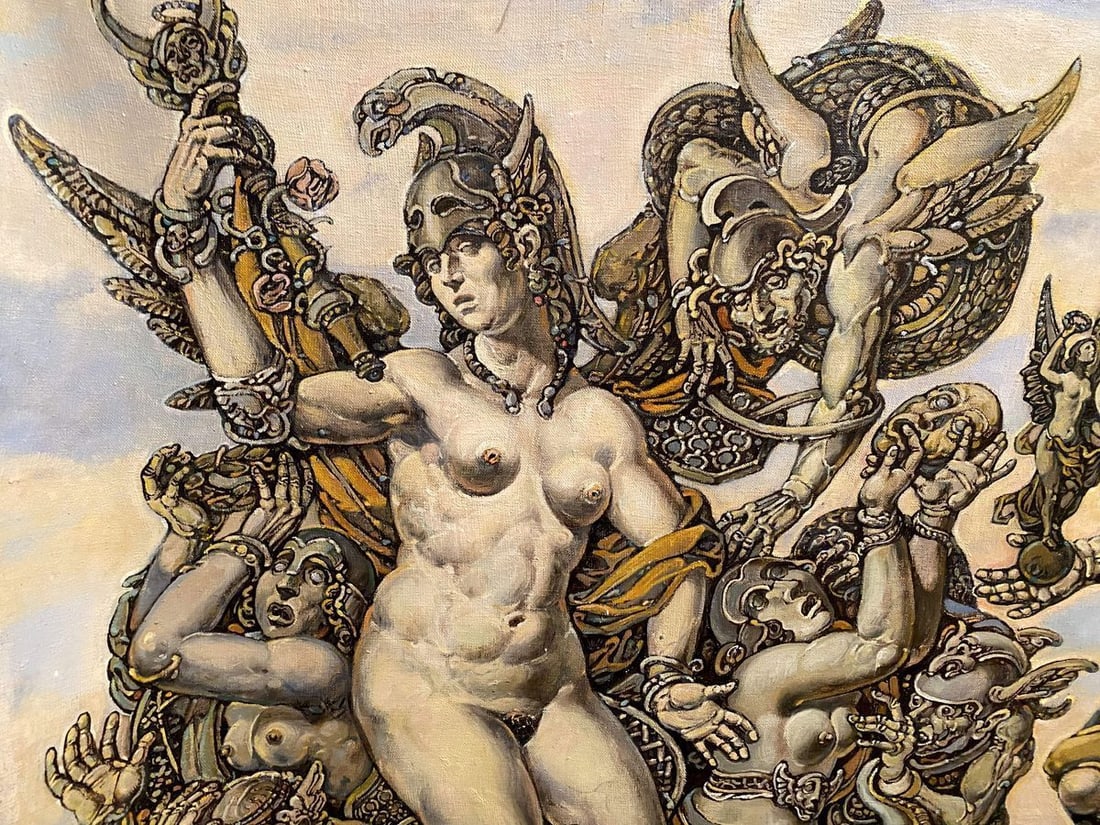 Oil painting Apotheosis of Homer Litvinov Oleg Arkad'yevich - 9