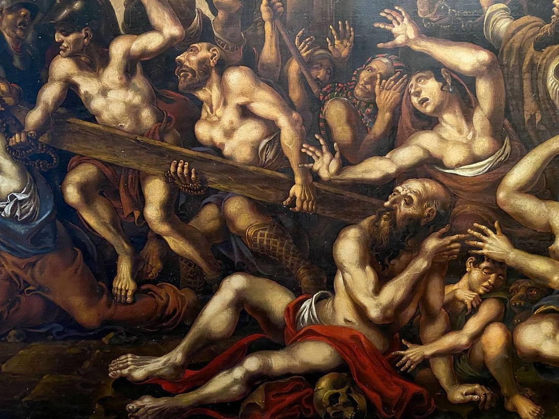 Oil painting Carrying the cross Litvinov Oleg Arkad'yevich - 5