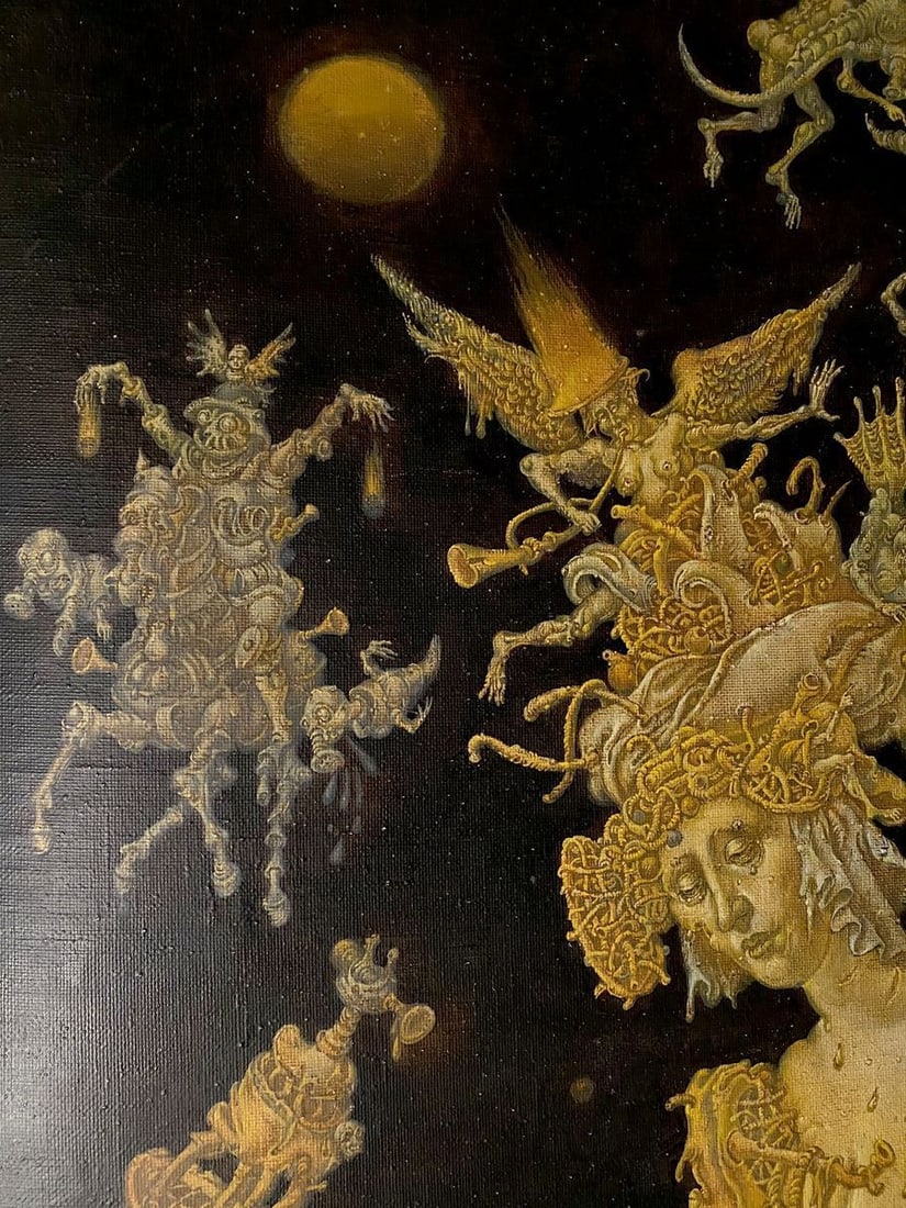 Oil painting 20th century apocalypse. Maria Litvinov Oleg Arkad'yevich - 8