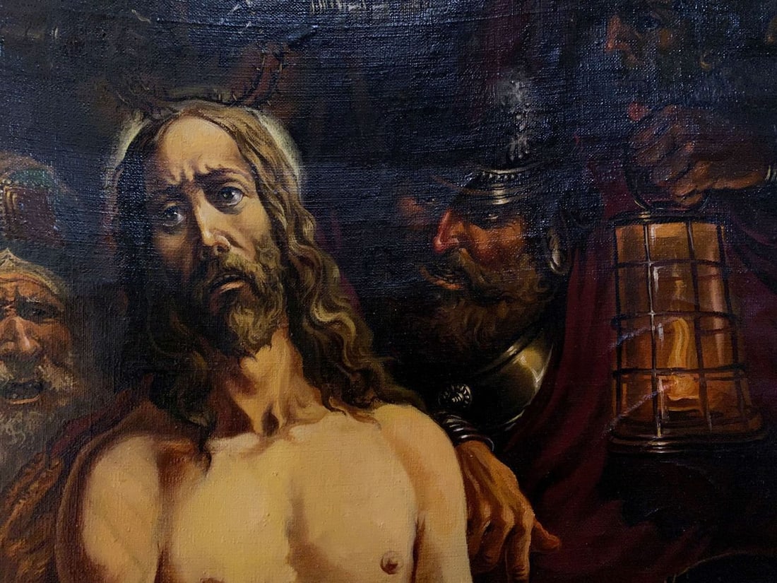 Oil painting Crown of Thorns Alexander Arkadievich Litvinov - 5