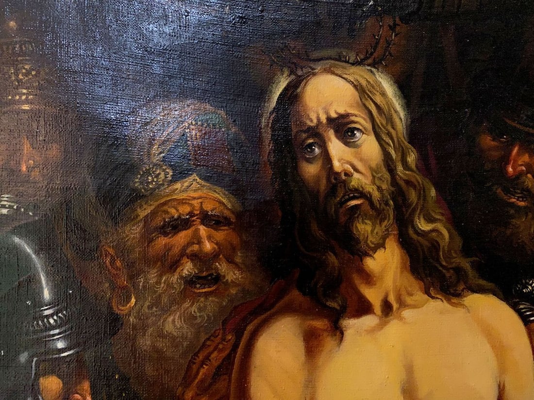 Oil painting Crown of Thorns Alexander Arkadievich Litvinov - 6