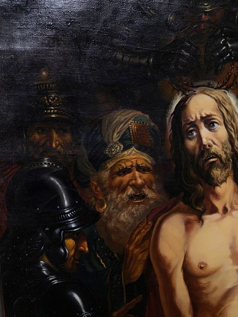 Oil painting Crown of Thorns Alexander Arkadievich Litvinov - 7