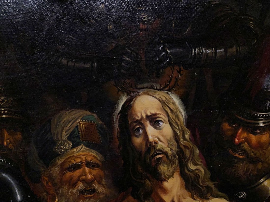 Oil painting Crown of Thorns Alexander Arkadievich Litvinov - 8