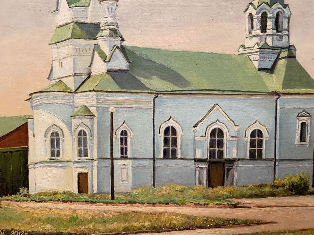 Oil painting Fraternal church Litvinov Arkady Petrovich - 3