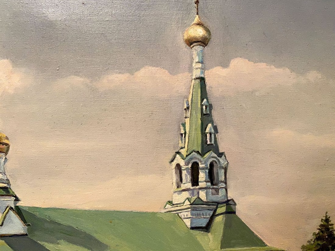 Oil painting Fraternal church Litvinov Arkady Petrovich - 7