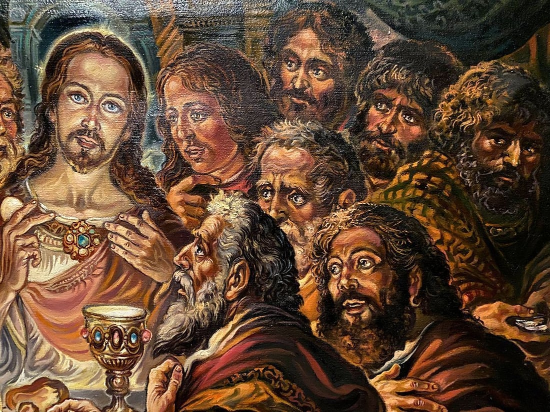 Oil painting Participle Alexander Arkadievich Litvinov - 4