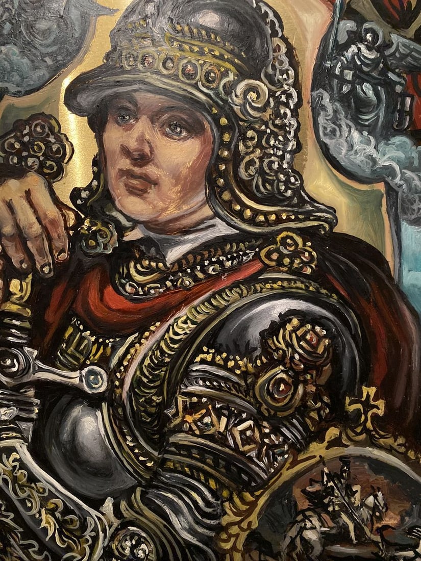 Oil painting St. George Alexander Arkadievich Litvinov - 3