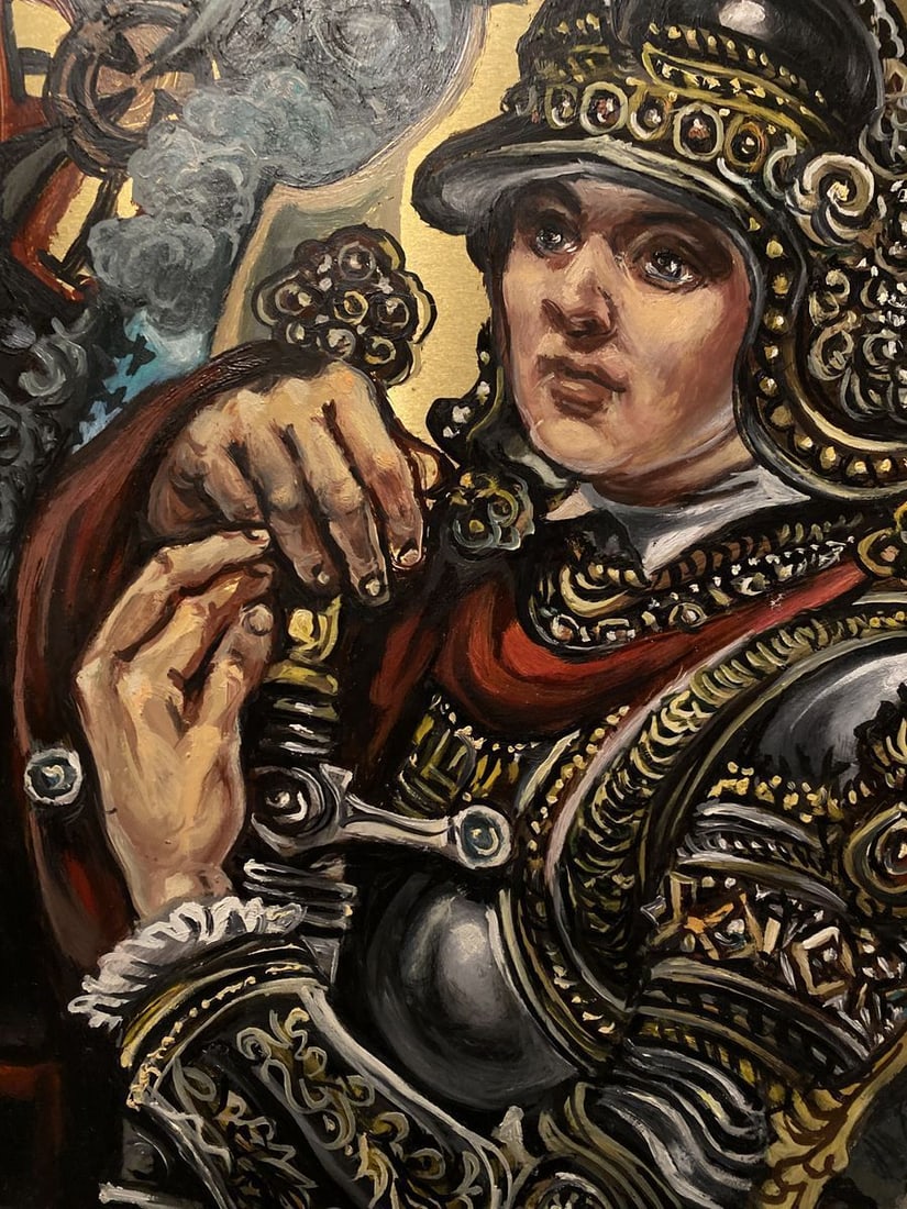 Oil painting St. George Alexander Arkadievich Litvinov - 4