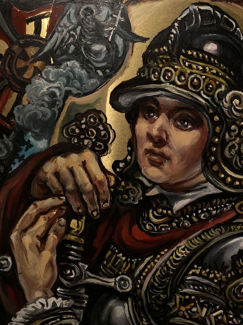 Oil painting St. George Alexander Arkadievich Litvinov - 5