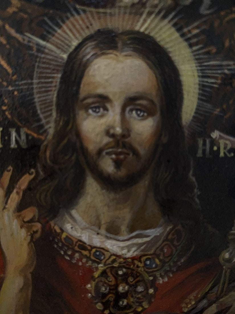 Oil painting Christ Alexander Arkadievich Litvinov - 4