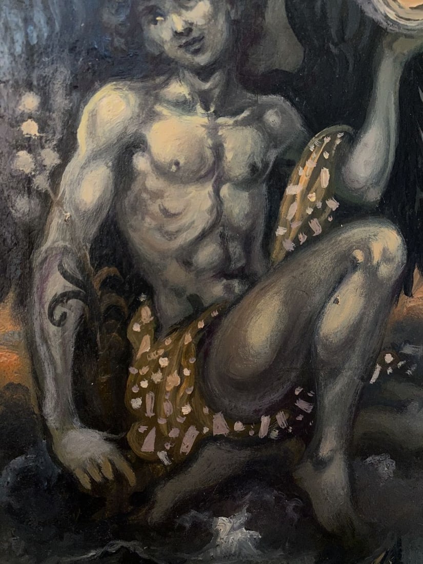 Oil painting Daemon Alexander Arkadievich Litvinov - 3