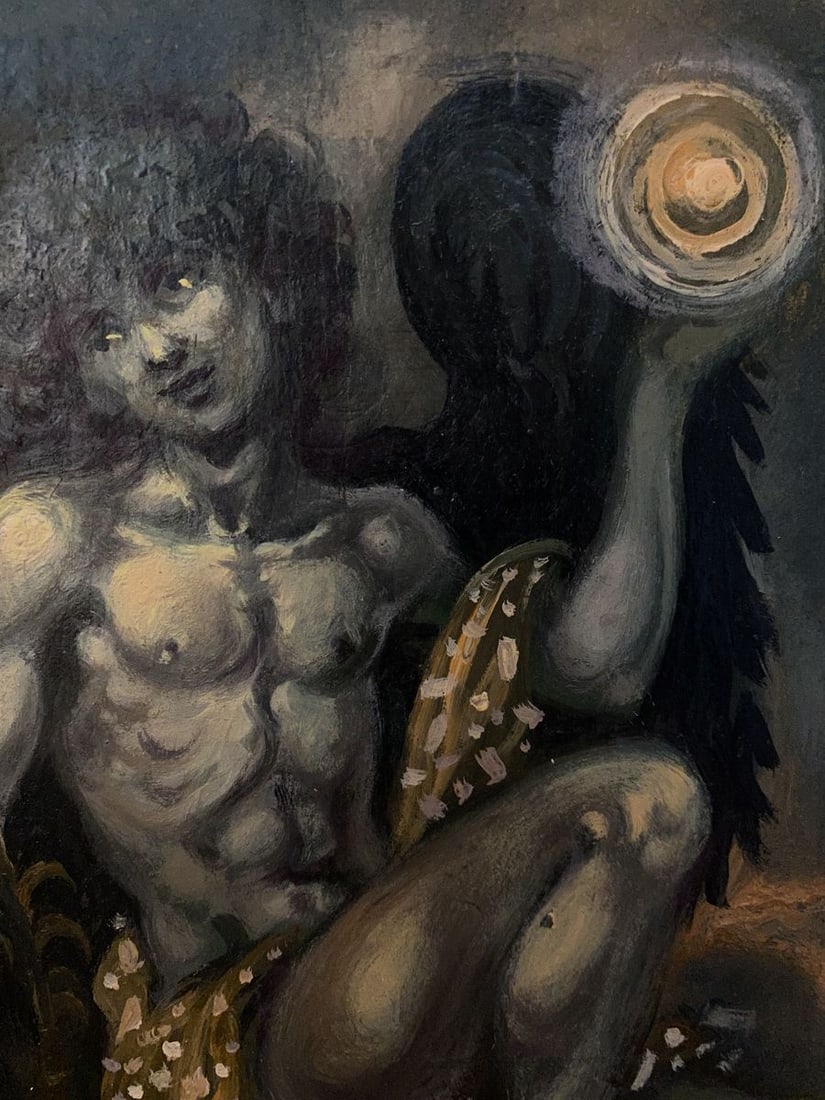 Oil painting Daemon Alexander Arkadievich Litvinov - 4