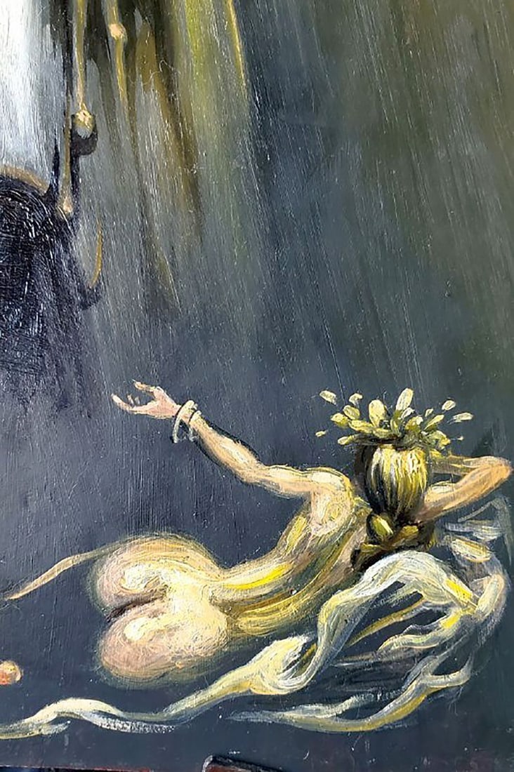 Oil painting Mystery of fire Litvinov Daniil Olegovich - 2