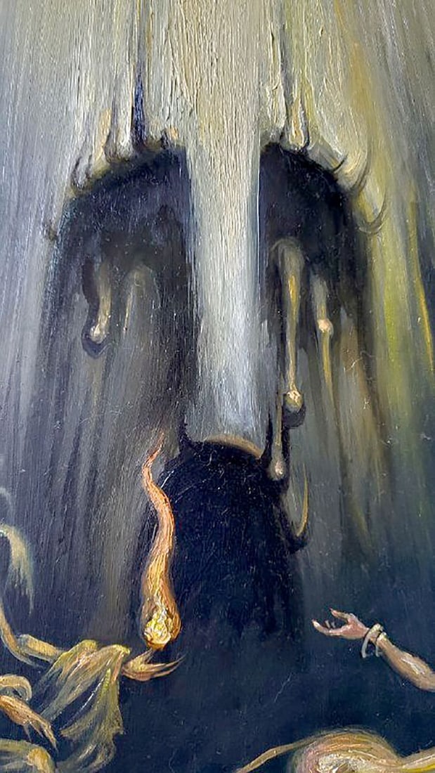 Oil painting Mystery of fire Litvinov Daniil Olegovich - 4