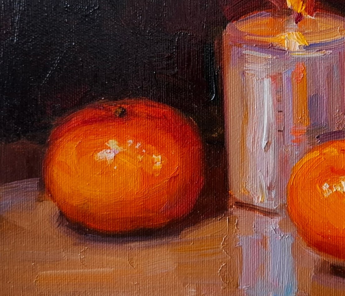 Oil painting Mardarines and a candle Pereta Vyacheslav - 4