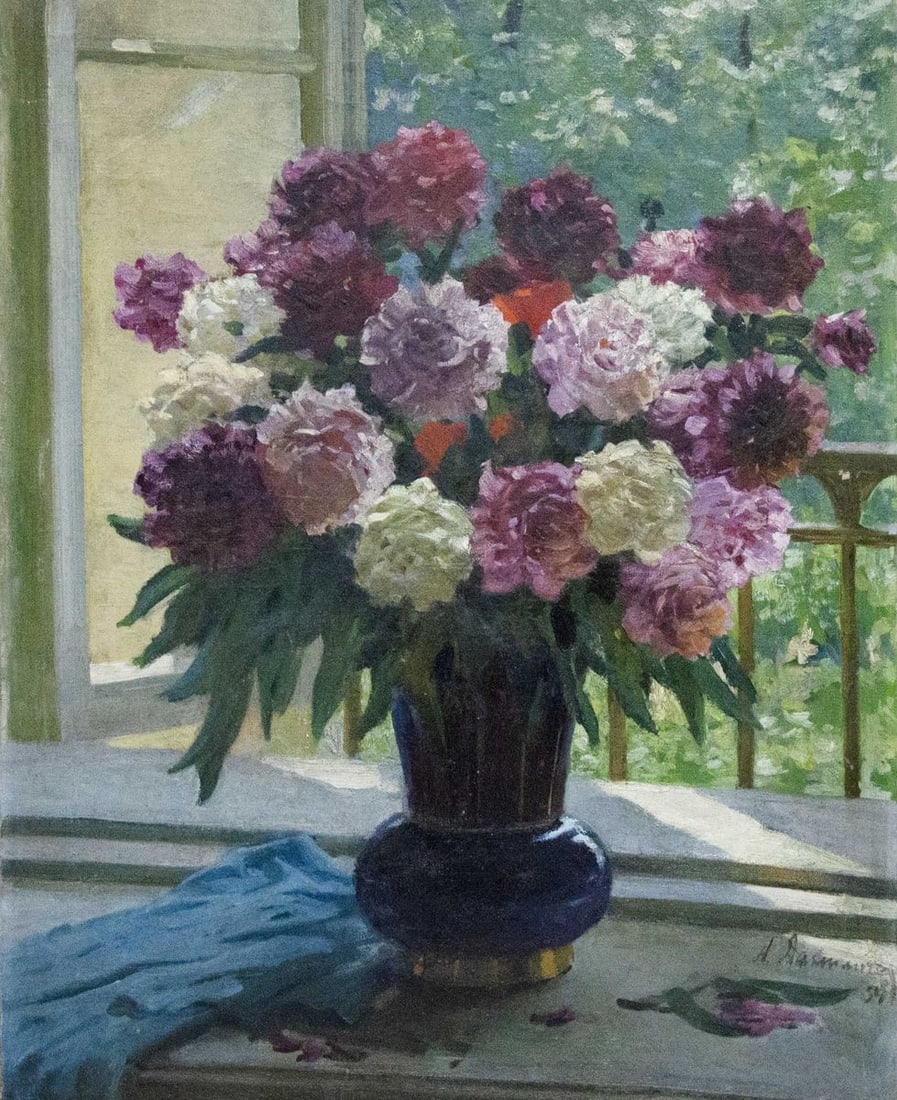 Oil painting Flowers Danilishin A.: Title: Oil painting Flowers Danilishin A. Description: NoVernd 15 *** ABOUT THIS PAINTING *** * TITLE: "Flowers" * ARTISTS: Danilishin A. * SIZE: 100x80 cm/'39.37x31.49 inches' * MEDIUM: oil, canvas *