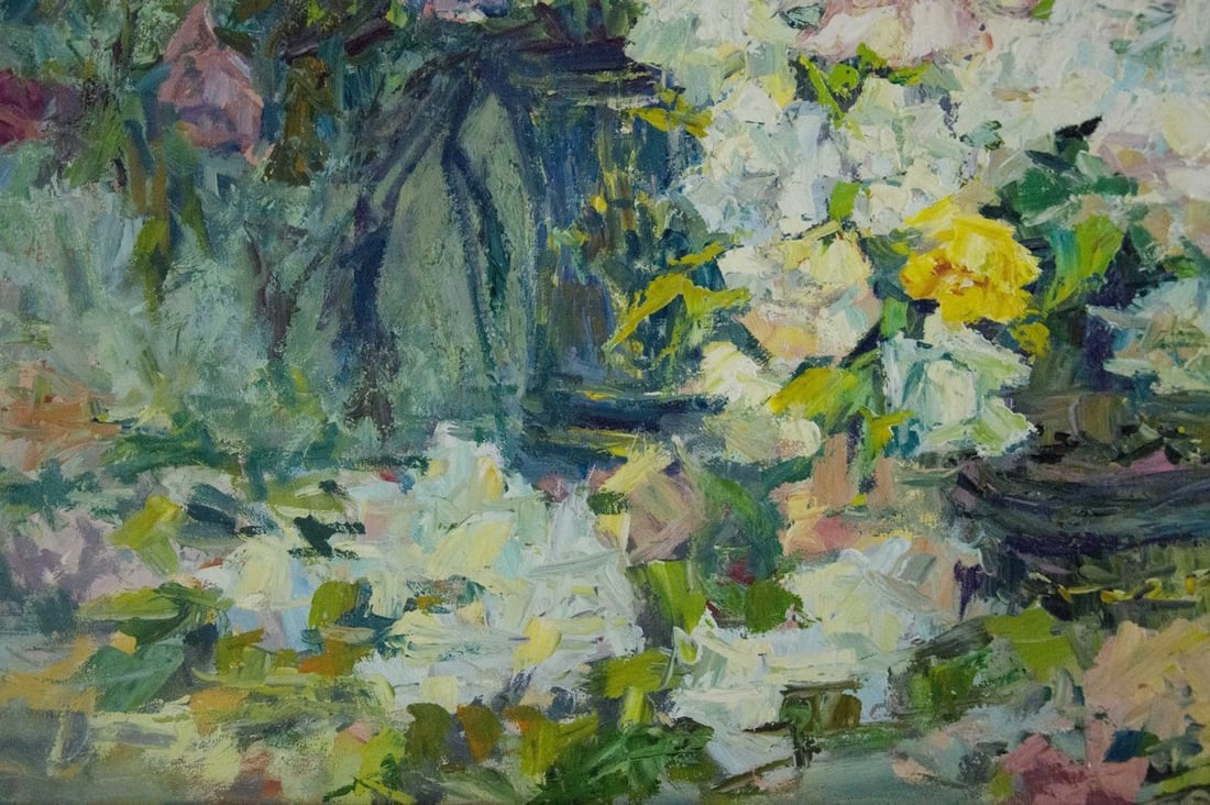 Oil painting Flower garden Artym Olga Markovna - 7