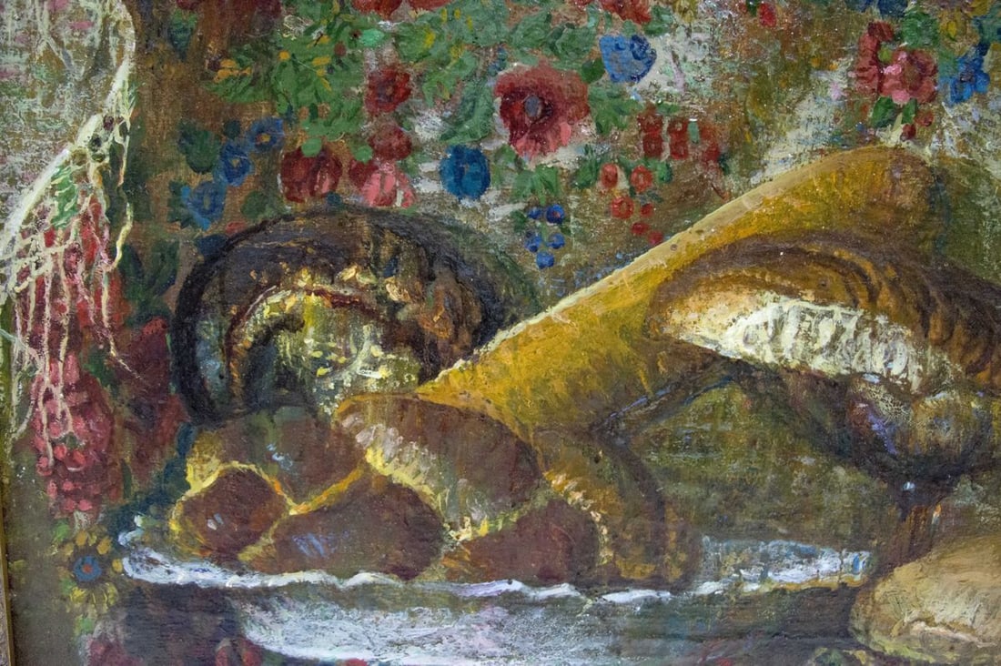 Oil painting Still life with bread Antonyuk Stanislav Antonovich - 5