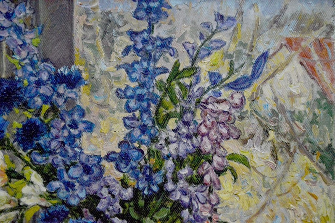 Oil painting Flowers by the window Alexander Stolyarenko - 5