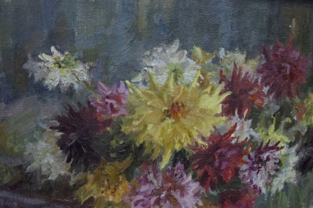 Oil painting Bouquet of flowers Khizhnyak Grigory Emelyanovich - 2