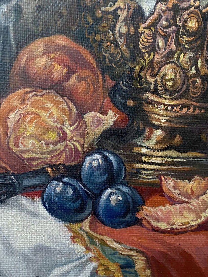 Oil painting Still life with sweets Alexander Arkadievich Litvinov - 10