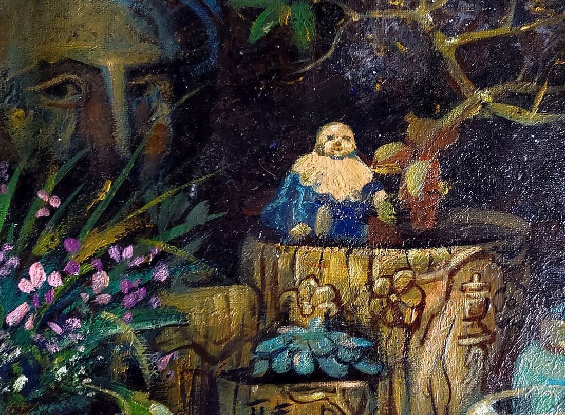 Oil painting Still life with Chinese items Litvinov Daniil Olegovich - 3