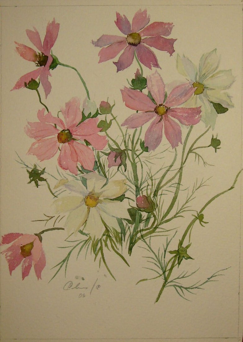Watercolor painting Peonies Kalebets Valery: Title: Watercolor painting Peonies Kalebets Valery Description: NoSav 251 *** ABOUT THIS PAINTING *** * TITLE: "Peonies" * ARTISTS: Kalebets Valery * SIZE: -x- cm/'-x- inches' * MEDIUM: watercolor, pa