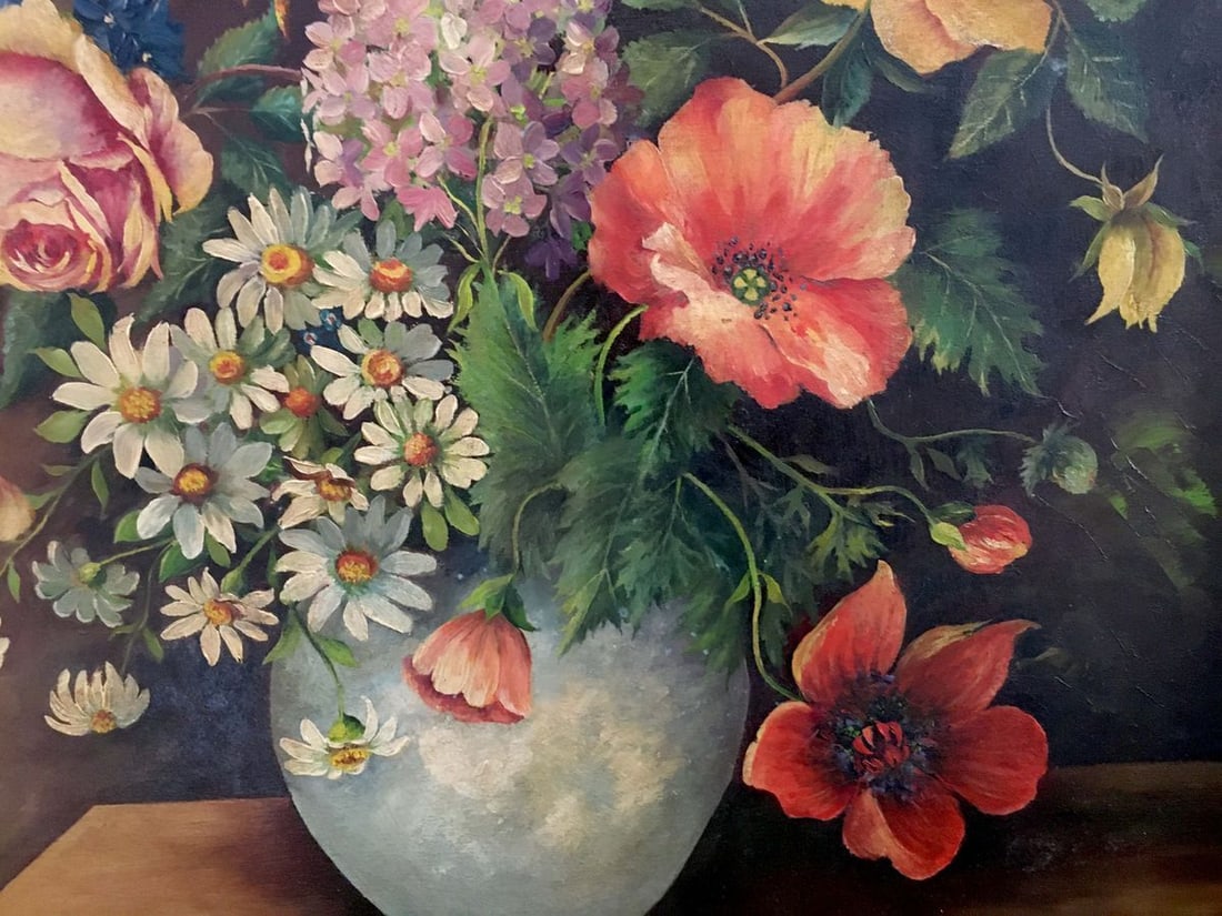 Oil painting Bouquet of flowers - 6