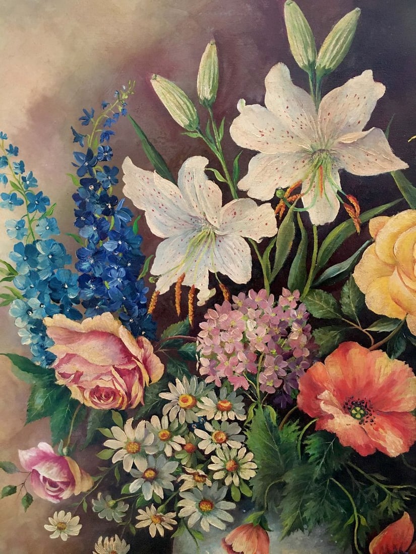 Oil painting Bouquet of flowers - 7