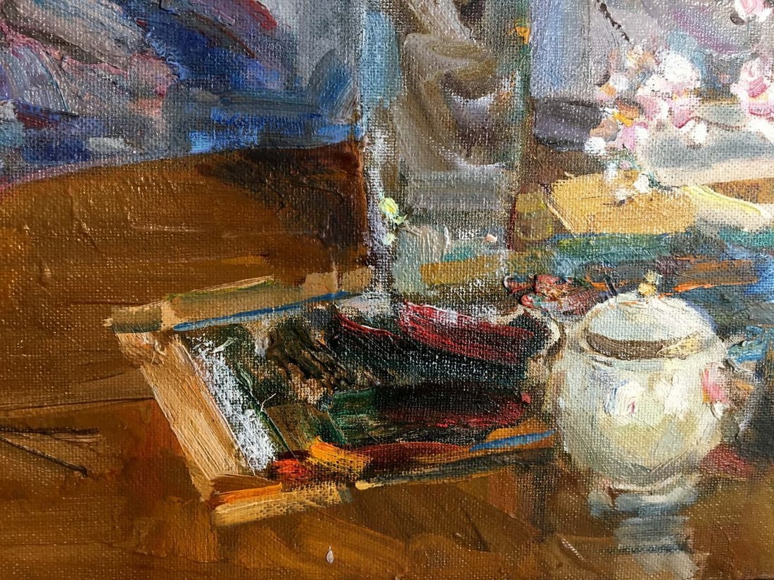 Oil painting Autumn bouquet Zakharov Fedor Zakharovich - 4