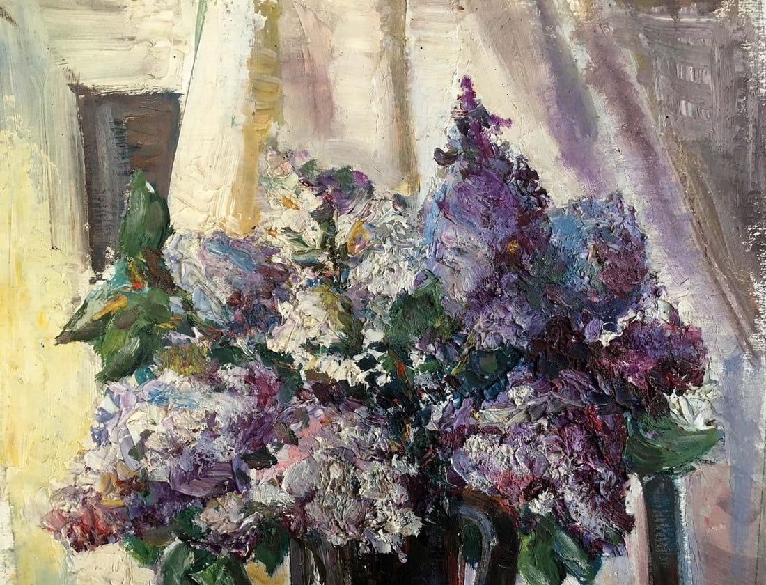 Oil painting Lilac - 2