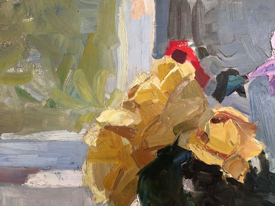 Oil painting Flowers Alishevich - 4