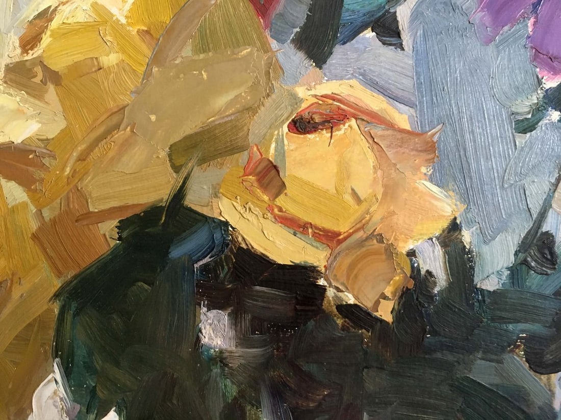 Oil painting Flowers Alishevich - 6