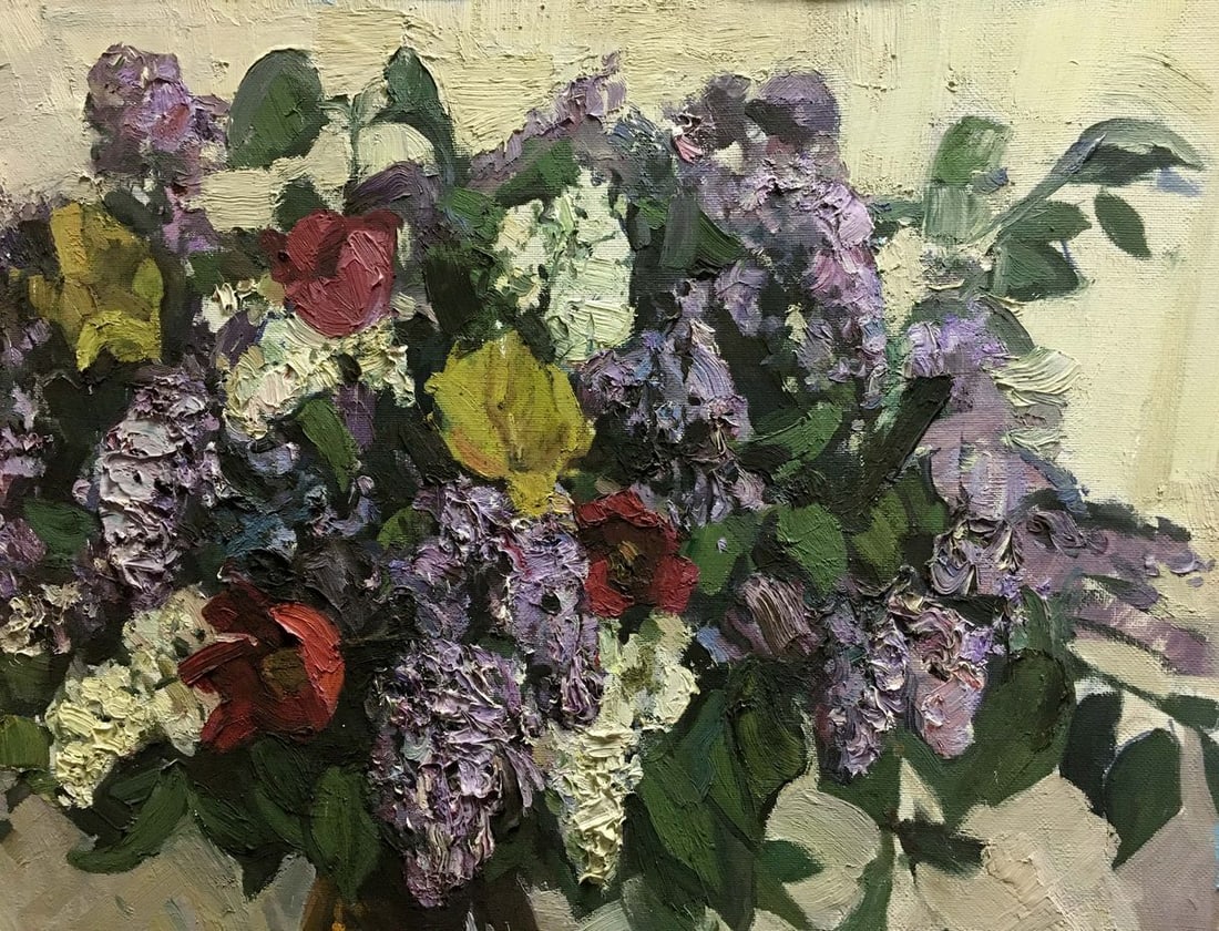 Oil painting Lilac bouquet Kerzhner Alexander Haskelevich - 3