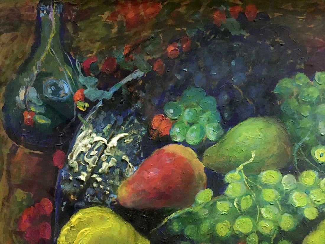 Oil painting Fruit on the table Maksimenko Nikolay Antonovich - 2